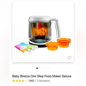 Baby Brezza One Step Baby Food Maker Deluxe